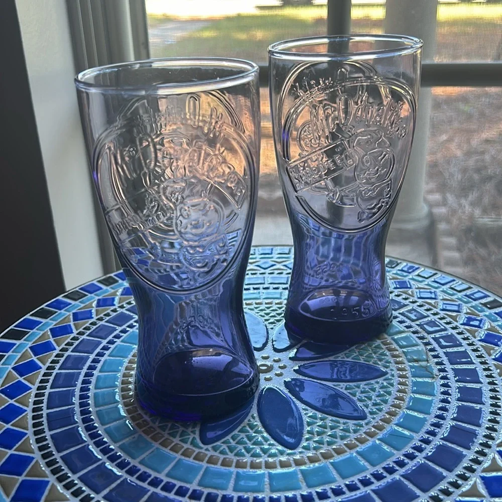McDonald’s 1955 Vintage Purple Speedee Glass